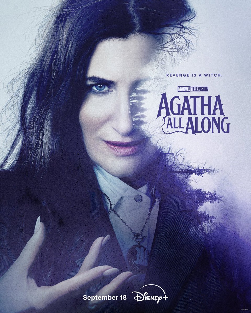 thecine_'s tweet photo. Poster oficial da série. #AgathaAllAlong https://t.co/va96lIceFA