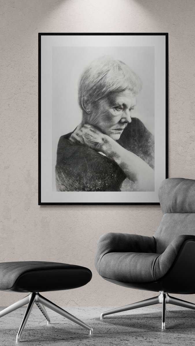 PixelsFromMars's tweet image. Charcoal Portrait of Dame Judy Dench

#judydench #charcoalart #portrait #portraitart