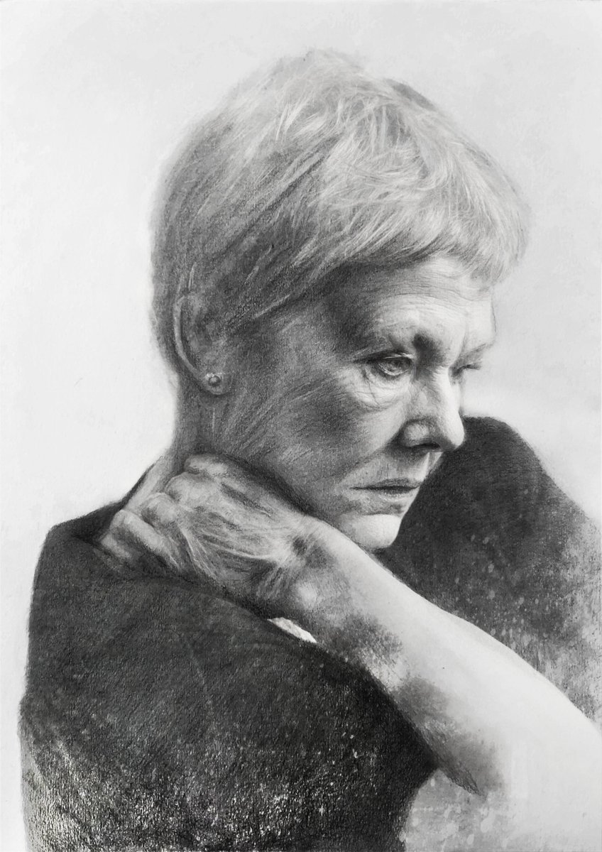PixelsFromMars's tweet image. Charcoal Portrait of Dame Judy Dench

#judydench #charcoalart #portrait #portraitart