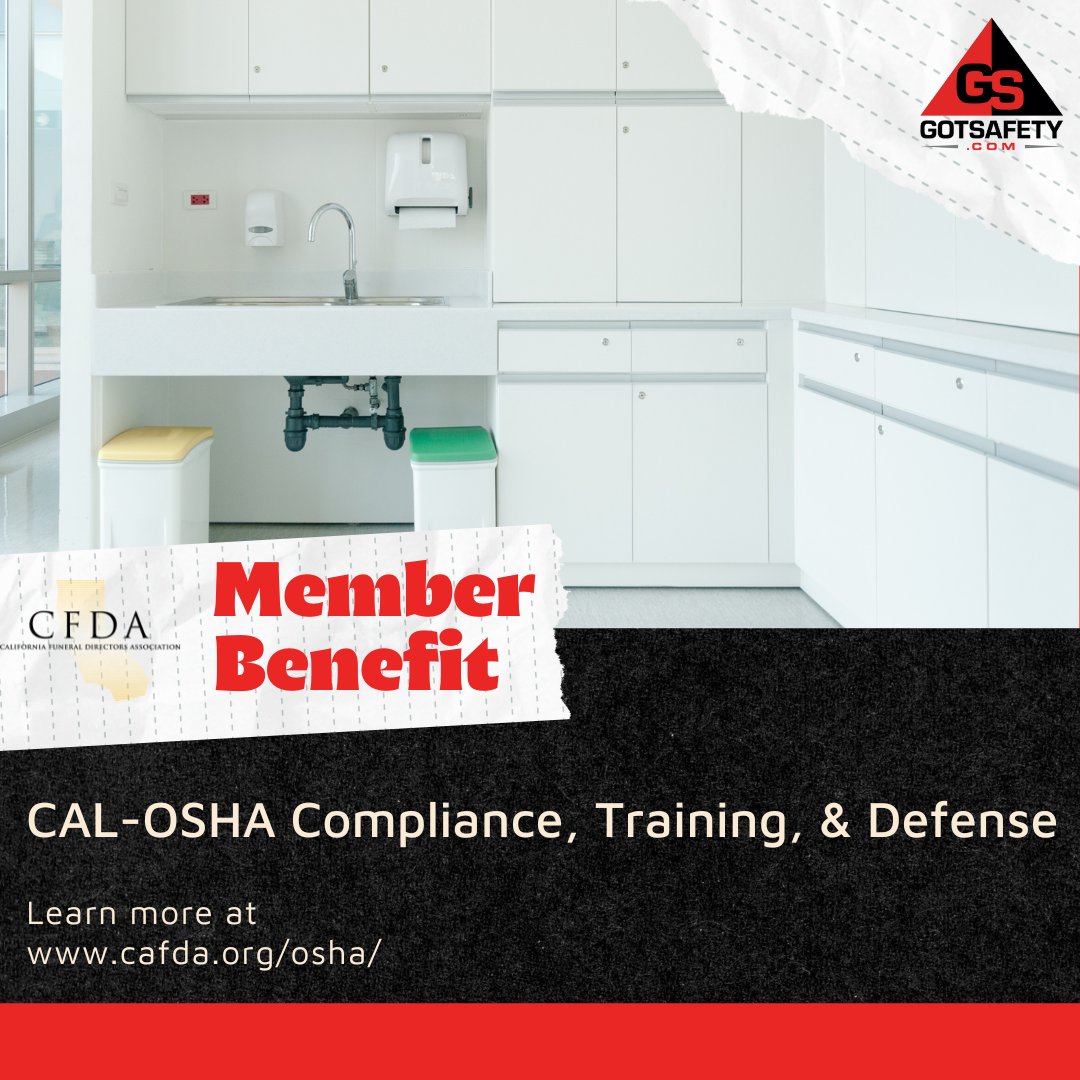 CFDA is proud to partner with Got Safety to announce a new benefit available exclusively to CFDA members. CFDA members can purchase comprehensive Cal-OSHA compliance, training, and defense services at a CFDA members-only discounted rate. cafda.org/osha/