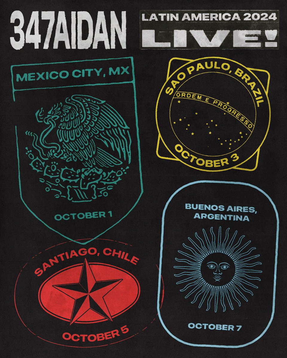 LATIN AMERICA! I can’t wait to see y’all. I’m sooooo excited to finally be doing this. RSVP here laylo.com/347aidan/m/VpH…
