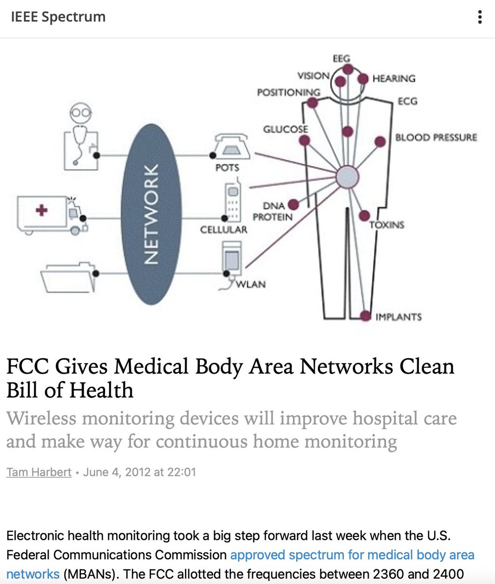 CorinneNokel's tweet photo. Dr. Ana:
"Do you want to become cyber-physical?"
Cause there ain't no detox protocol for the
#MedicalBodyAreaNetwork
IEEE 802.15.6
IEEE 802.15.4
#NanoCyberInterface
#IntraBodyNanoSensorNetwork
IEEE 1906.1 /1906.1.1
#MolecularCommunication
#smartMaterial
#WeSaidNo https://t.co/OdieEhKTfu