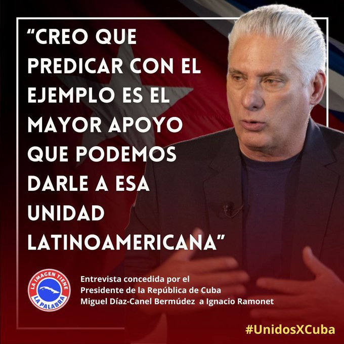 capoamigo's tweet photo. ..Y Cuba es un ejemplo para América y el Mundo. 
#Unidad @CubaCubacons https://t.co/3iBzCmeQyN