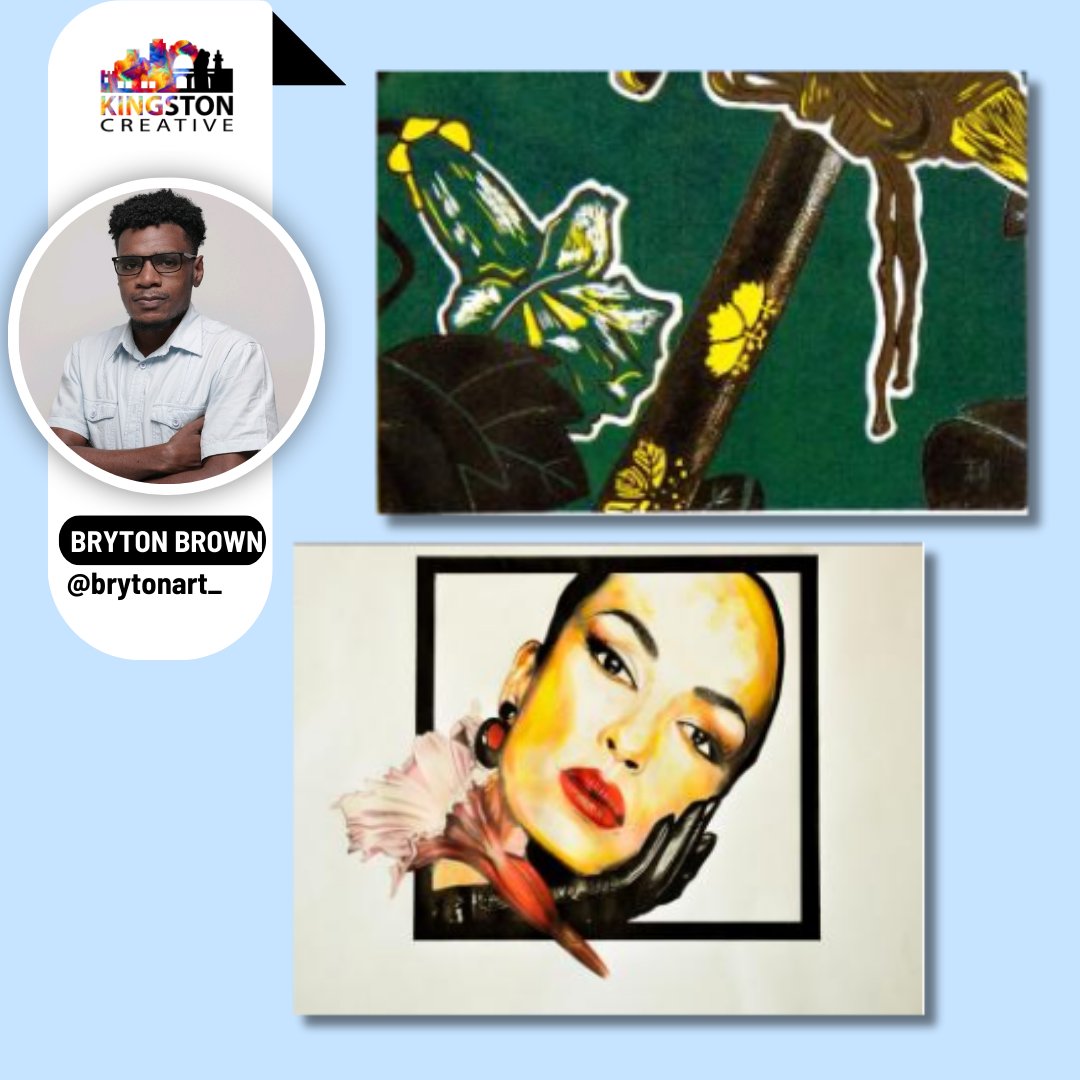 kgncreative's tweet photo. Our Creative of the Week is Bryton Brown a Jamaican Illustrator and Printmaker with a deeply rooted respect and passion for the Visual Arts.
Visit https://t.co/jR7B2me0l4 to review these and other Creative Profiles
#CreativeOfTheWeek #TheCaribbeanCreativeNetwork #KingstonCreative https://t.co/JtJf55u93p