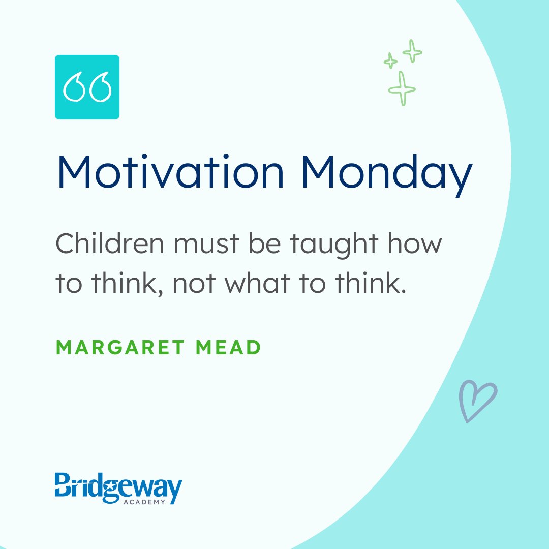 Students raised at home with independent thinking. 💙✨ #MotivationMonday