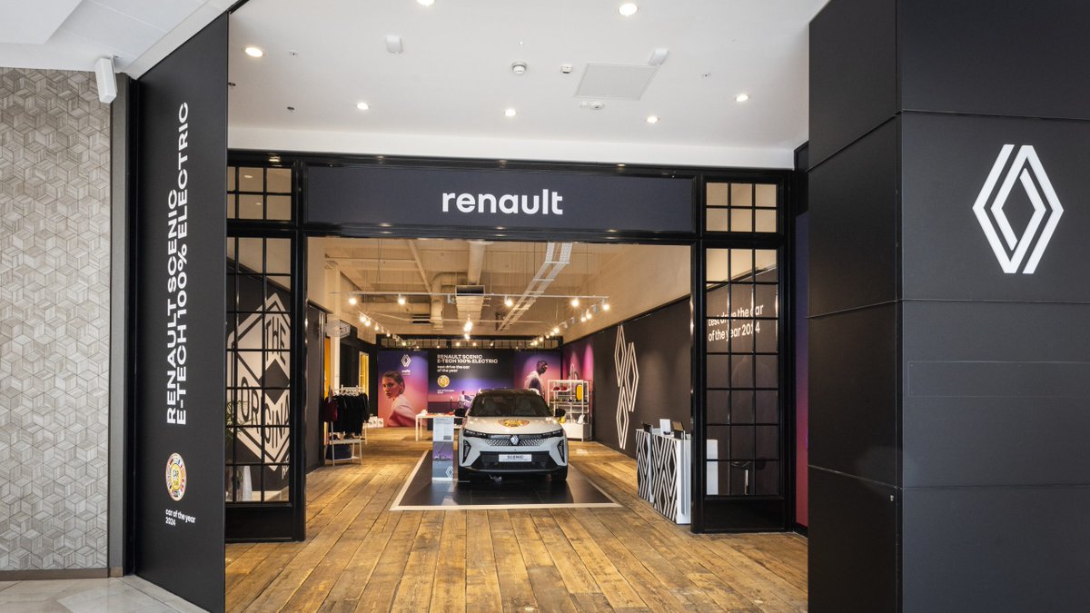 MotorTraderUK's tweet photo. Renault opens pop-up store at London’s Westfield Shopping Centre https://t.co/kvt51FUhcT https://t.co/55n3ZMdL7R