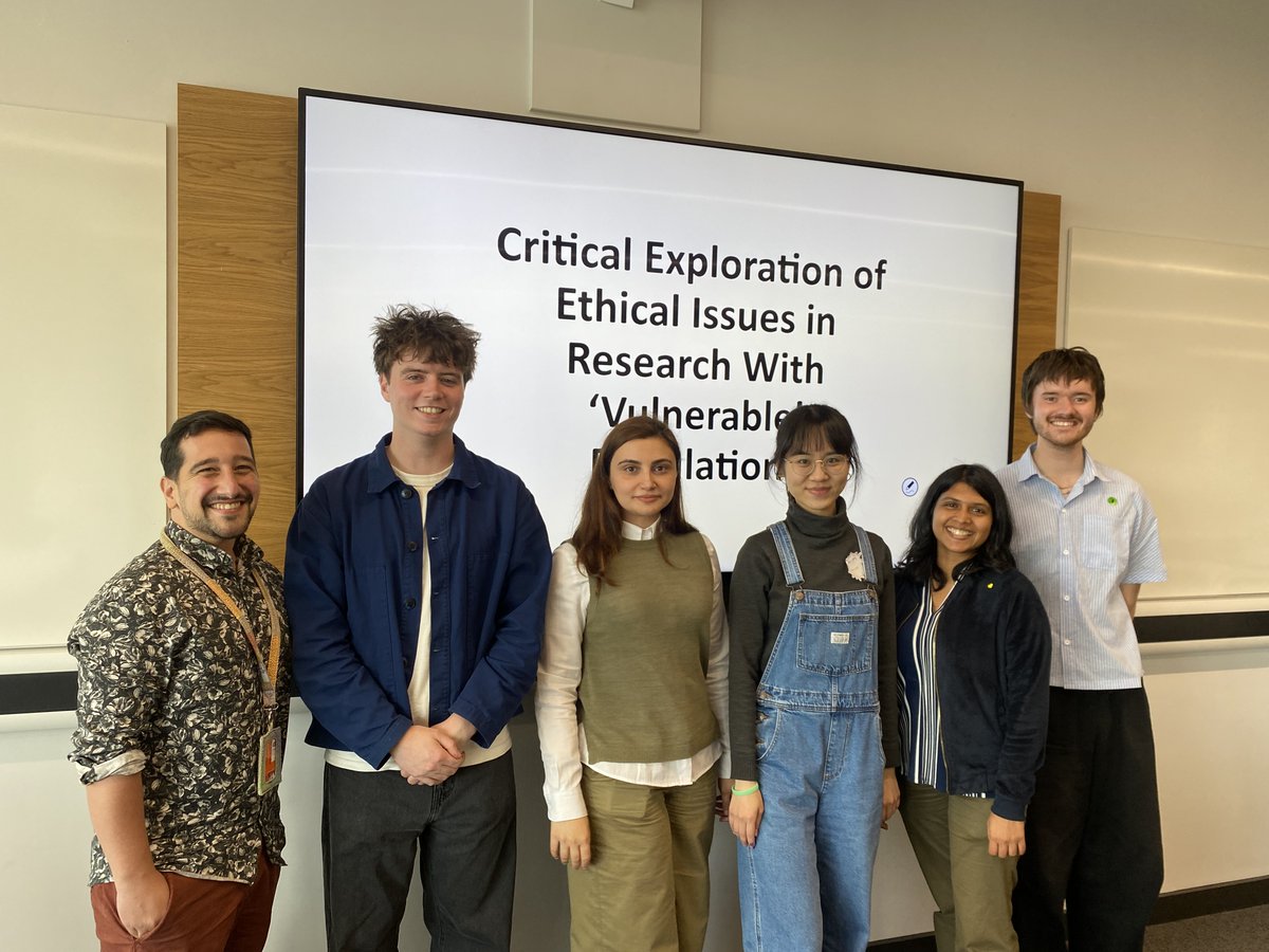 What a great day: <a href="/_AnkitaMishra/">Dr Ankita Mishra</a>,   <a href="/Turana06484468/">Turana</a>, <a href="/FeliciaChang29/">Hsiao-fang CHANG</a>, <a href="/tomjryan99/">Tom Ryan</a>, <a href="/charlie_grosset/">Charlie Grosset</a> &amp; I organised &amp; hosted  a hybrid symposium entitled 'Critical Exploration of Ethical Issues in Research with 'Vulnerable' Populations'. Reflexive panel discussions, a keynote (1/3)