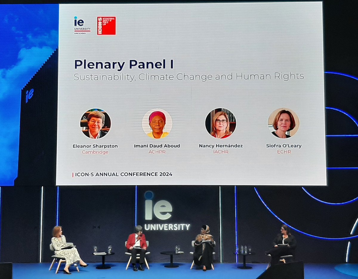 In addition to the interesting interventions and very relevant topic of the first plenary panel at <a href="/ICON__S/">ICON•S</a>, isn't it just wonderful to have an all-women panel where all planelists are 'President'?