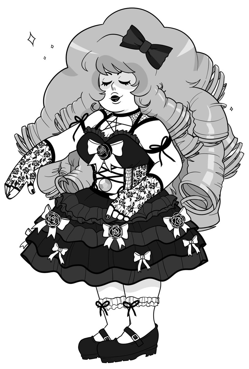 Some gothic rose for the gloomy Monday's #StevenUniverse