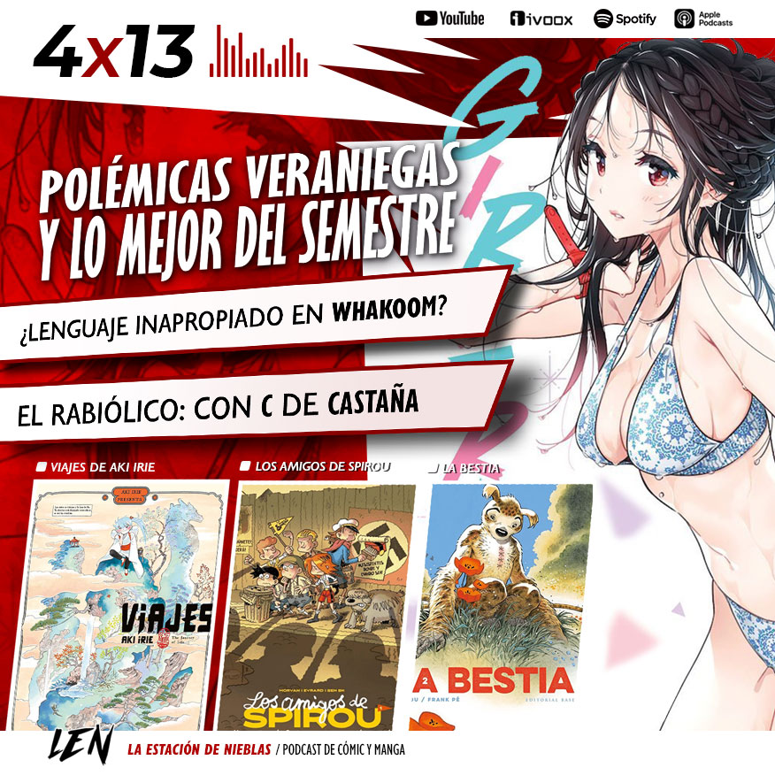 Nuevo pordcast con tromba de novedades dentro del mundillo del #cómic y del #manga. Incluidas algunas polémicas que analizaremos en nuestro Sálvame de Nieblas.

🎥 Youtube: youtube.com/watch?v=al7stm…
➡️ Ivoox: ivoox.com/estacion-niebl…
🎙️ Spotify: open.spotify.com/episode/6DF9w3…