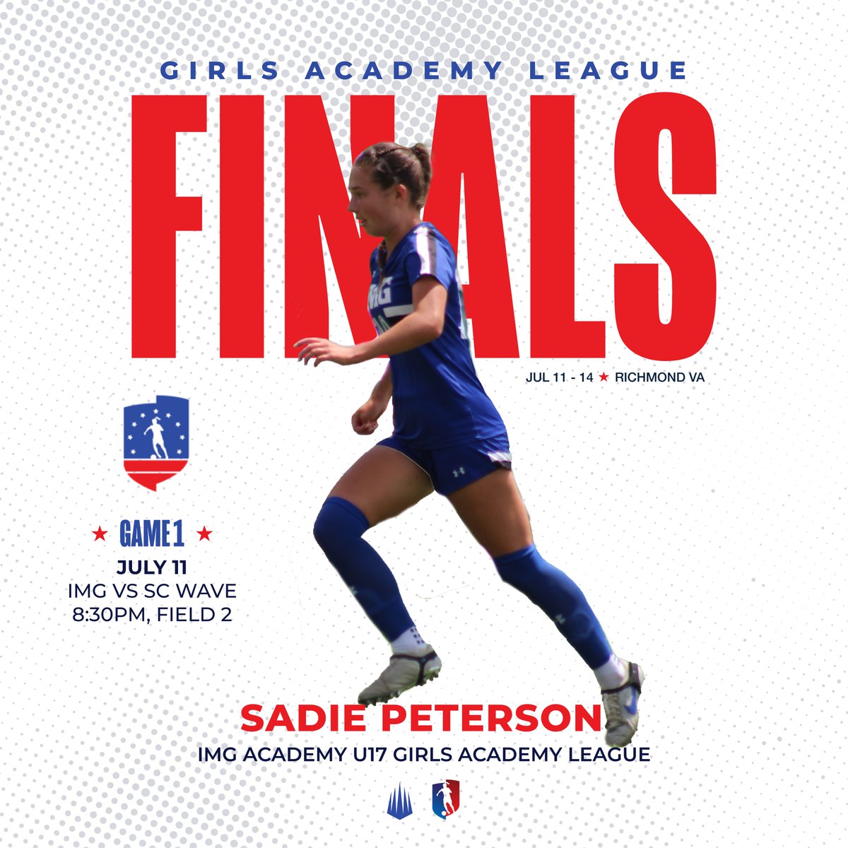 Sadie Peterson (@sadiepetes) on Twitter photo Grateful to support such a strong team at the <a href="/GAcademyLeague/">Girls Academy</a> Finals this week. Let's go <a href="/IMGASoccer/">IMG Academy Soccer</a>
<a href="/TopDrawerSoccer/">TopDrawerSoccer</a> <a href="/PrepSoccer/">Prep Soccer ⚽️</a> <a href="/ImYouthSoccer/">ECNL/GA/Recruiting/College Soccer</a> Grateful to support such a strong team at the <a href="/GAcademyLeague/">Girls Academy</a> Finals this week. Let's go <a href="/IMGASoccer/">IMG Academy Soccer</a>
<a href="/TopDrawerSoccer/">TopDrawerSoccer</a> <a href="/PrepSoccer/">Prep Soccer ⚽️</a> <a href="/ImYouthSoccer/">ECNL/GA/Recruiting/College Soccer</a>