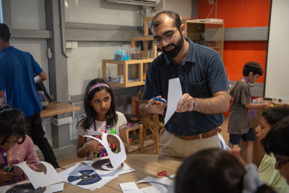 TribeCosmic's tweet photo. 🌟 Summer Camp STEAM Activities at TDF MagnifiScience Centre! 🌟

Cosmic Tribe SMC Pvt Ltd, in collaboration with TDF MagnifiScience Centre, recently conducted hands-on STEAM activities to inspire young minds. Our STEAM experts, Fouz Siddiqui and Aly muhammad Gajani, https://t.co/hh4Y7EJbwn