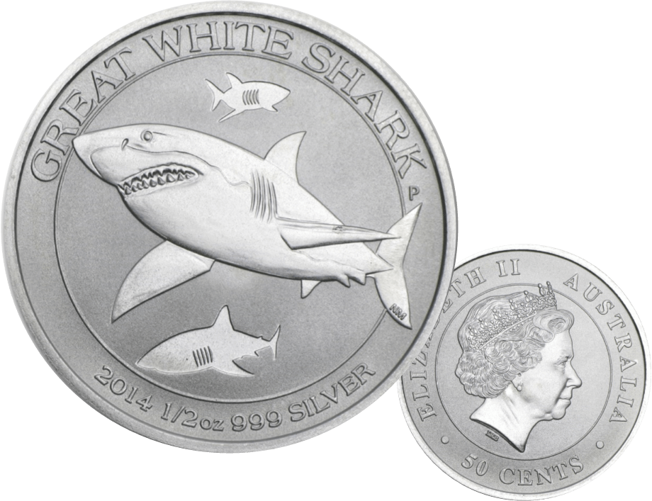 QS_Global's tweet photo. SHARK WEEK CONTINUES!
1/2oz Pure Silver GREAT WHITE SHARK Coin!
SHOP: https://t.co/1thuFVfHNI 
#silverstacker #coincollection #silverbullion #silvercoins #assets #Silver #preciousmetals #RealMoney #QuickSilverGlobal #wealthbuilding #coincollecting #sharks #sharkweek #greatwhite https://t.co/xvmLn2J5AD