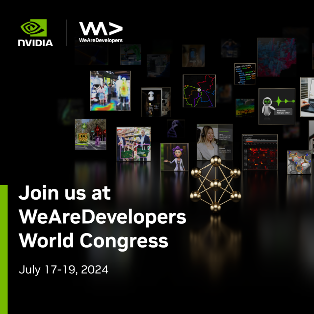 BrettOl11096261's tweet photo. Join us at the #WeAreDevelopers World Congress. Starting July 17, hear how accelerated computing tools combined with the performance of GPUs are shaping the future of AI, open source innovation, and digital transformation. Learn more. https://t.co/ZykAXwLv0F https://t.co/OSSgFvPA96