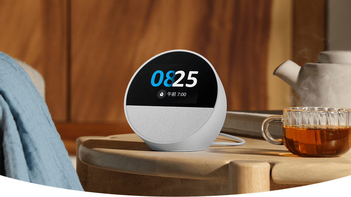 ktai_watch's tweet image. Amazonが「Echo Spot」2024年モデルを発売、Alexa搭載のスマートアラームクロック k-tai.watch.impress.co.jp/docs/news/1606… #EchoSpot