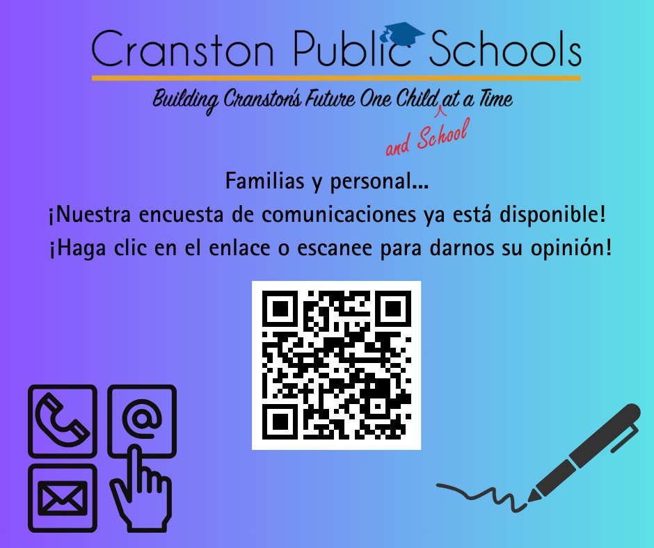 Cranston School Dept tweet media