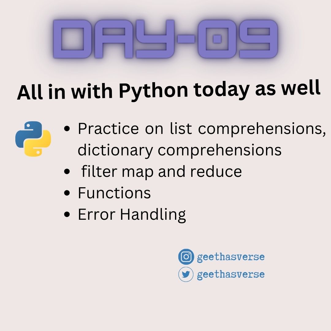 geethasverse's tweet image. Stay tuned for daily insights and progress. Let&apos;s keep pushing forward together! 🌱

#100daysofcoding #pythondjango #femalecoder #womenintech #careertransition #angelayu #webdevelopment #reactjs #python #django #sql #js #statemanagement #codingjourney #devlife
