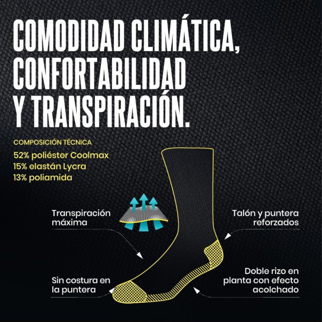 ¡Caminar seguro nunca había sido tan elegante! 🌟 Descubre nuestro último diseño en #CalcetinesTécnicos: la fusión perfecta entre seguridad y estilo: Confort climático, comodidad incomparable y una transpiración máxima.

i.mtr.cool/mcnxcmmkzf

#InnovaciónEnSeguridad