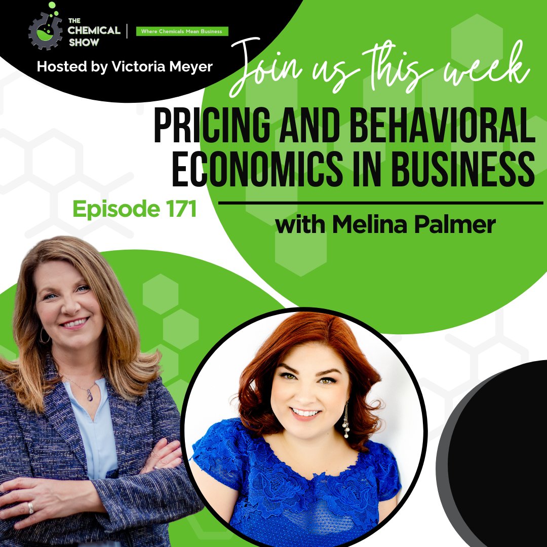The Chemical Show Podcast (@thechemicalshow) on Twitter photo Tune in as host <a href="/VictoriaKMeyer/">Victoria K. Meyer</a> interviews Melina Palmer, CEO of <a href="/thebrainybiz/">Melina Palmer ๐ง ๐ The Brainy Business</a>, on The Chemical Show. Discover how behavioral economics can transform business decisions, pricing strategies, & communication. Don't miss out! ๐ #ChemicalIndustryInsights #TheChemicalShow Tune in as host <a href="/VictoriaKMeyer/">Victoria K. Meyer</a> interviews Melina Palmer, CEO of <a href="/thebrainybiz/">Melina Palmer ๐ง ๐ The Brainy Business</a>, on The Chemical Show. Discover how behavioral economics can transform business decisions, pricing strategies, & communication. Don't miss out! ๐ #ChemicalIndustryInsights #TheChemicalShow