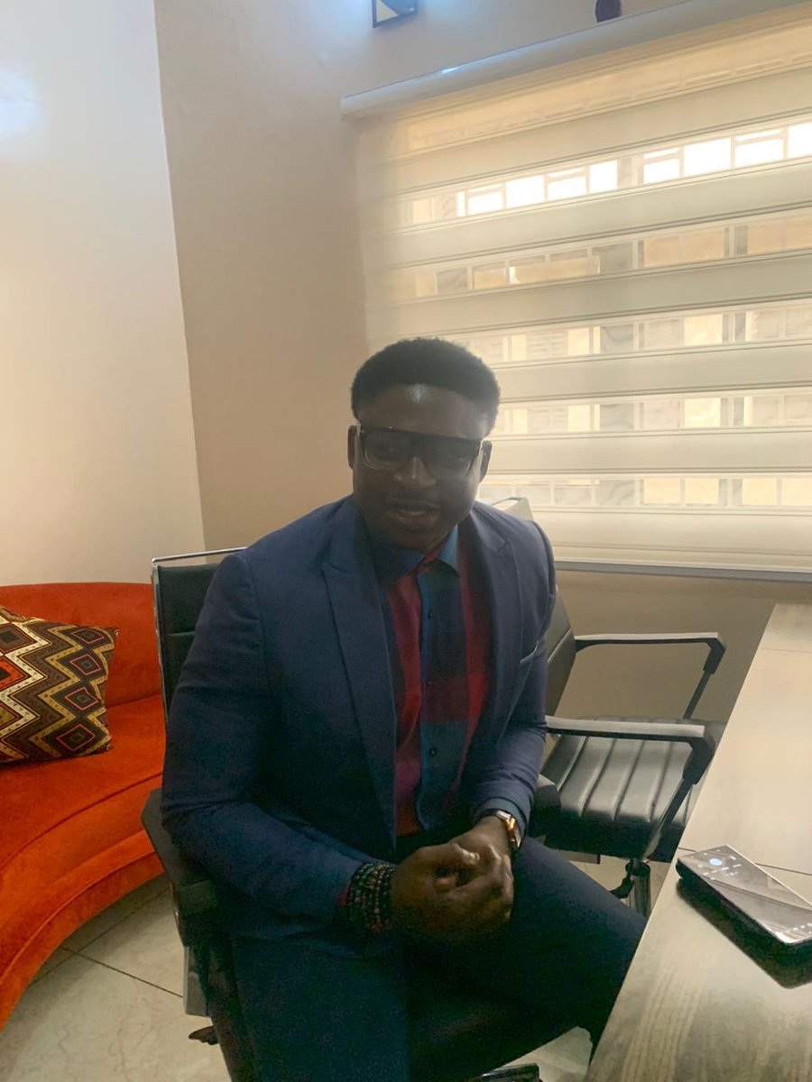 Cyberbyte_ng's tweet image. Make welcome!
Our guest.. Mr. Sanusi Olusegun MD/CEO of @spoutpay as he joins us to welcome our CEO, Madam Jacklyn Okafor, back to the office and to add color to her birthday arrears celebration.