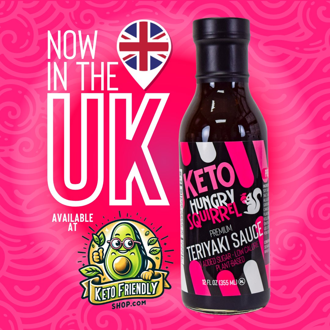 🇬🇧🐿🚨 UK Friends! 🚨🐿🇬🇧

Hungry Squirrel Teriyaki Sauce just landed at Ketofriendlyshop.com! 🍽️🎉

Experience hibachi magic at home with our no trans fat, no cholesterol sauce. Perfect for everything from chicken to tofu! 🥗🍗🐟

Make healthier choices effortlessly ...