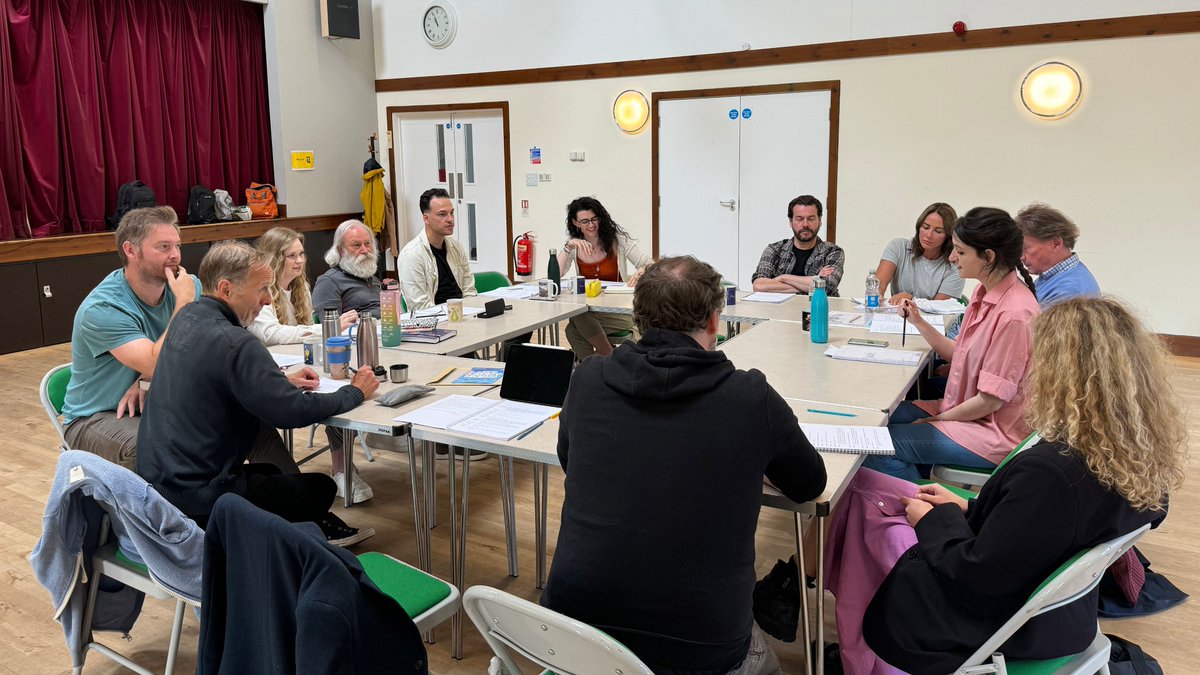 Jasmine Arden-Brown (@jazardenbrown) on Twitter photo A fantastic first rehearsal of "The Cherry Orchard" with <a href="/HereToThereShow/">Here To There Productions</a>. We're finding the fun already, and I can see how very creative my actors are. Bring on the rest!
Book: tinyurl.com/3tk6t3wk
<a href="/WorcsTheatres/">Worcester Theatres</a> 28-31 Aug
<a href="/CourtyardArts/">The Courtyard</a> 3-7 Sept
<a href="/theatresevern/">theatresevern</a> 10-14 Sept A fantastic first rehearsal of "The Cherry Orchard" with <a href="/HereToThereShow/">Here To There Productions</a>. We're finding the fun already, and I can see how very creative my actors are. Bring on the rest!
Book: tinyurl.com/3tk6t3wk
<a href="/WorcsTheatres/">Worcester Theatres</a> 28-31 Aug
<a href="/CourtyardArts/">The Courtyard</a> 3-7 Sept
<a href="/theatresevern/">theatresevern</a> 10-14 Sept
