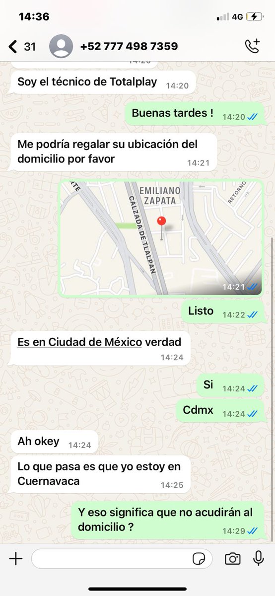 rubsfan's tweet photo. @totalplaymx que onda, llevo 3 días solicitando una visita técnica por un corte de FO, la solicitud es en CDMX y me marcan diario los técnicos del estado de Morelos, diciendo canalizaran la información y nada, via CC no modifican la OS. #36531267 Ayuda. https://t.co/dFfvtqBAh5