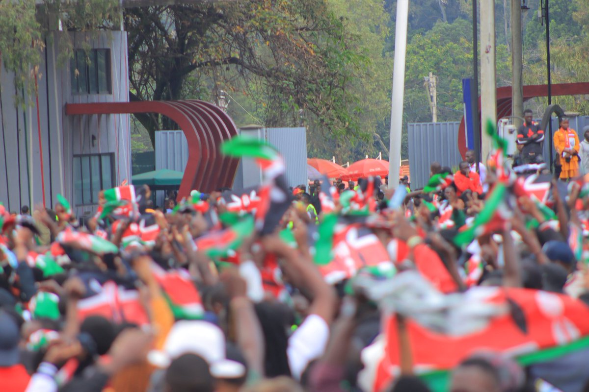 What this protest has done is reclaim the KENYAN FLAG from an ITEM of control as intended by colonial systems to the ultimate PEOPLE'S symbol of rising POWER. They will not like it.