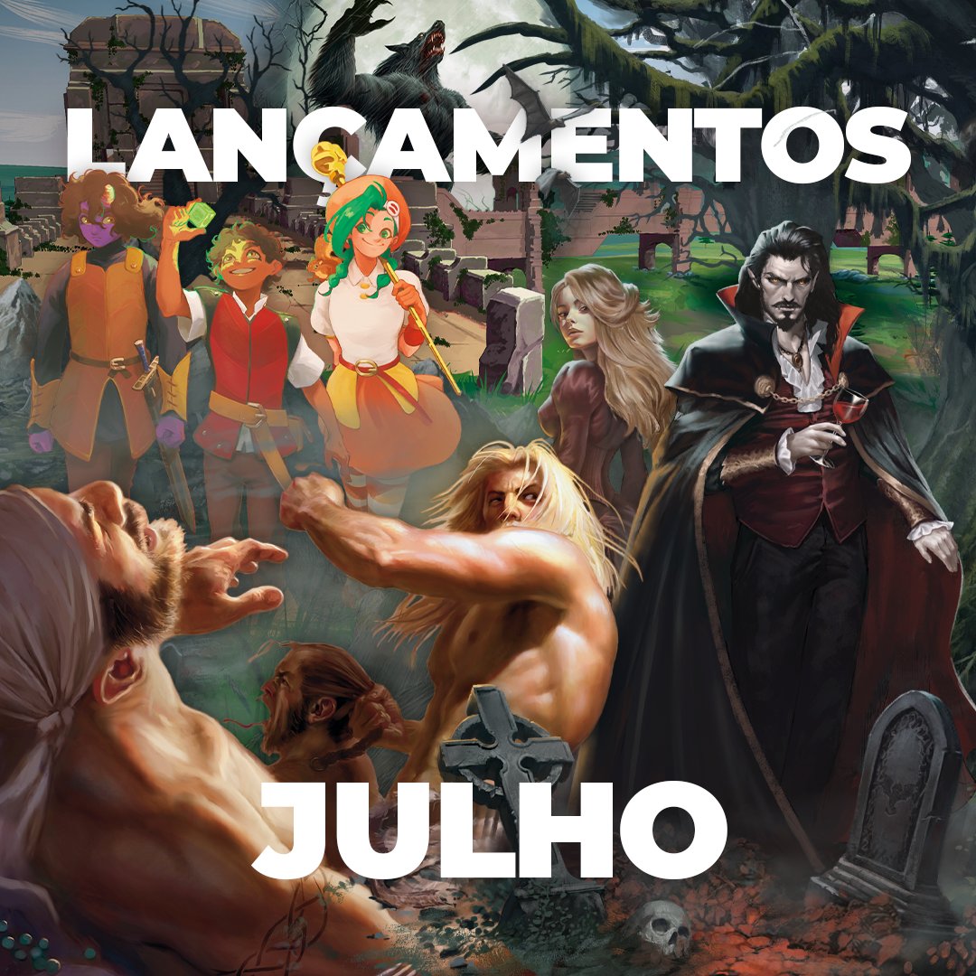 Conheça os LANÇAMENTOS DE JULHO DA JAMBÔ!
Segue o fio pra conhecer todos!

👇🧵
