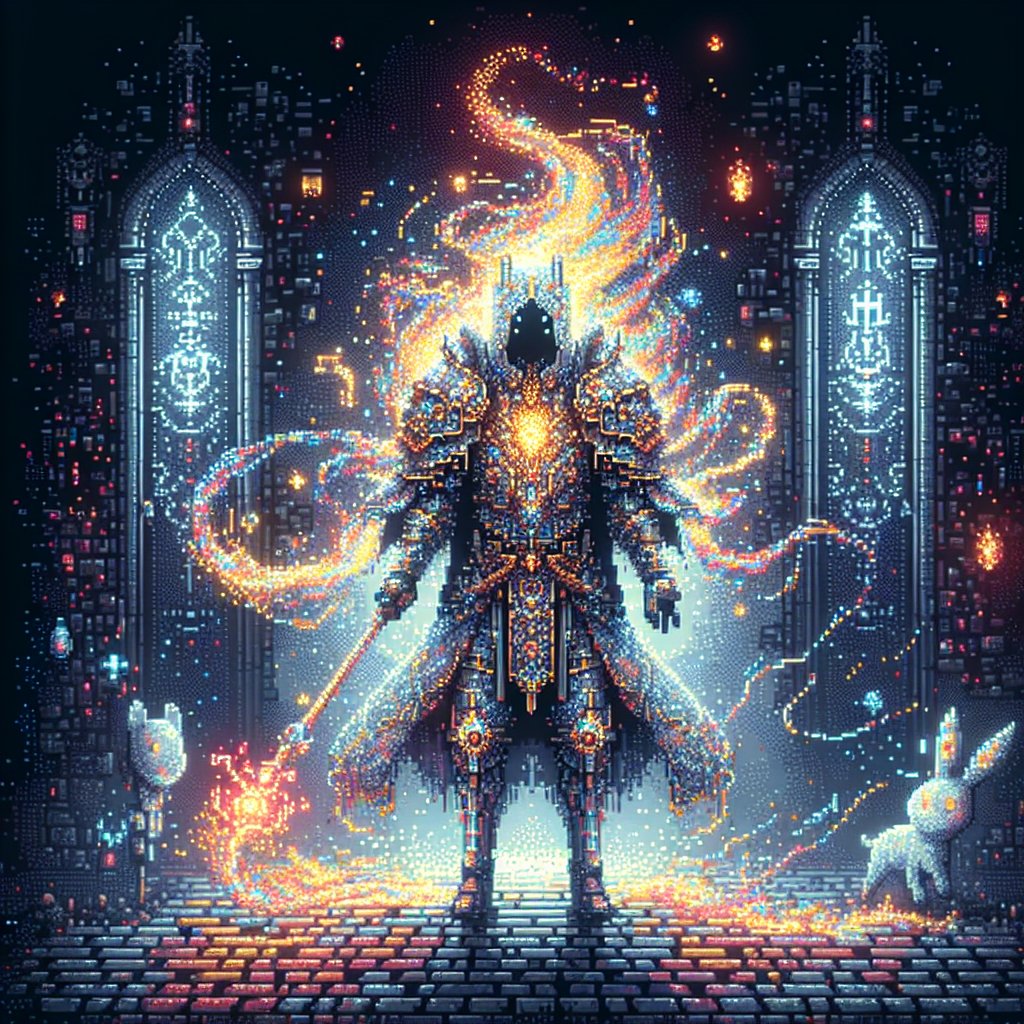 DMChroniclesAI's tweet image. #planeswalking #demiplanes #DND #characterdesign #rabbitr1 #magiccamera #r1 #rabbit #bossfights #Pixel #pixelart