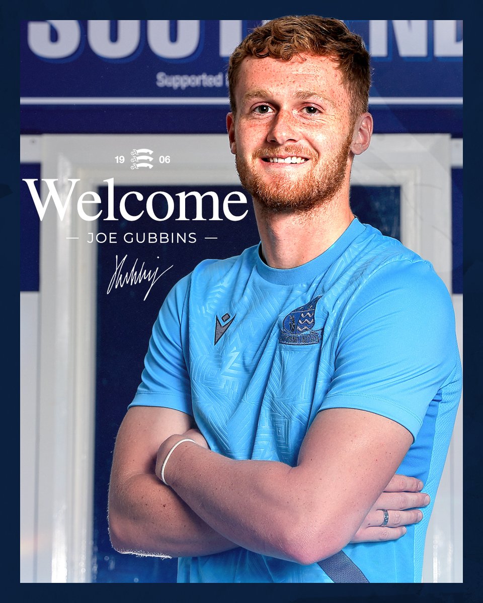 🔙 Joe Gubbins is a Shrimper again, this time on a permanent deal!

He signs a two-year contract after leaving QPR earlier in the summer. ✍️🔵