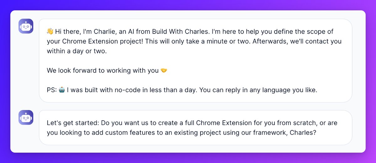 Used the weekend to build a new AI Chatbot to help potential customers scope their projects on my page. Built with <a href="/bubble/">Bubble</a>, <a href="/basis_lab/">BASIS</a> and <a href="/OpenAI/">OpenAI</a>