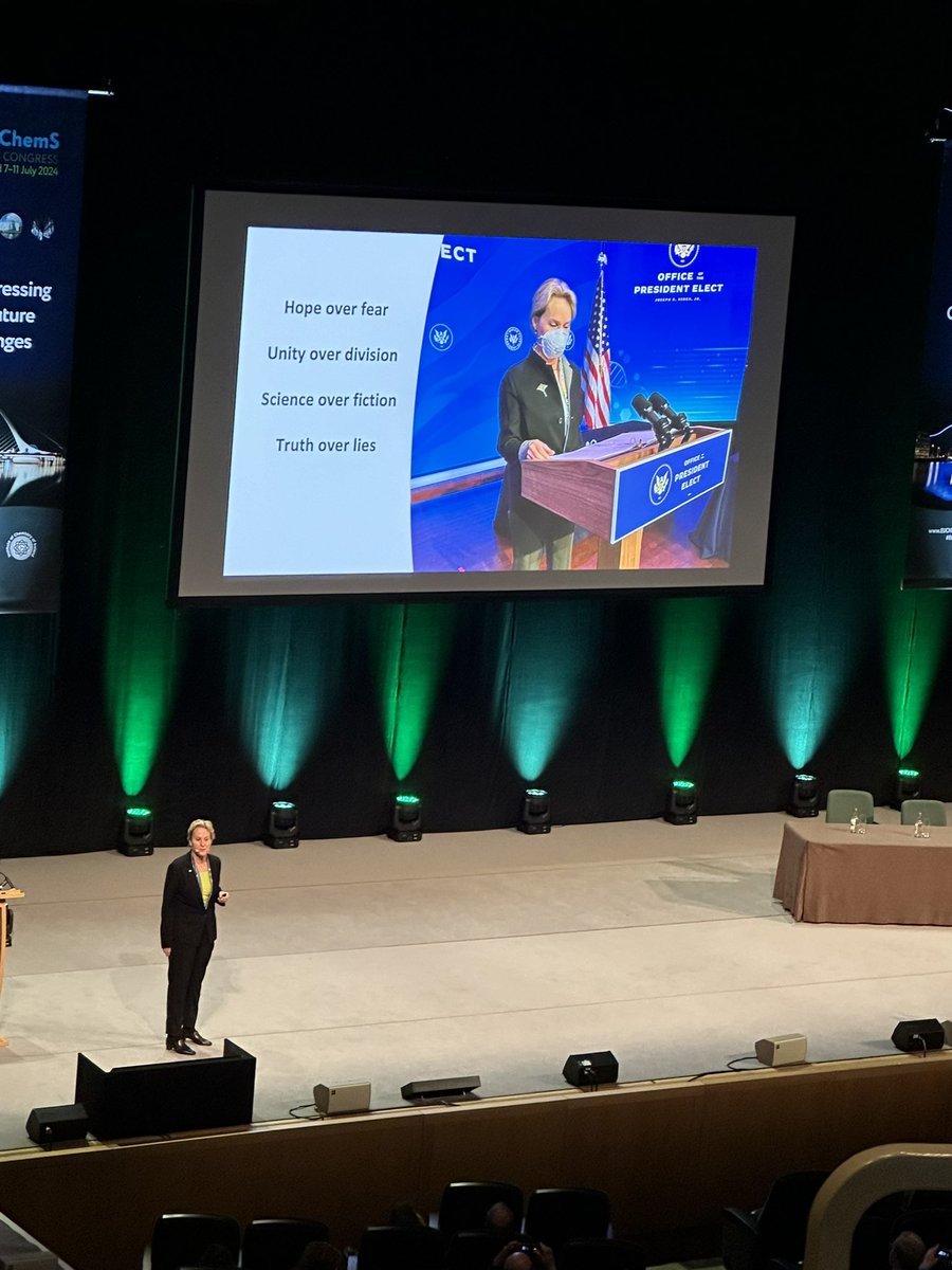 Dave Leigh (@profdaveleigh) on Twitter photo Hope over fear; unity over division; science over fiction; truth over lies. <a href="/francesarnold/">Frances Arnold</a> gets the longest ovation I’ve ever heard at a scientific conference. What an inspiration! <a href="/EuChemS_Congres/">10th EuChemS Chemistry Congress</a> #ECC9 Hope over fear; unity over division; science over fiction; truth over lies. <a href="/francesarnold/">Frances Arnold</a> gets the longest ovation I’ve ever heard at a scientific conference. What an inspiration! <a href="/EuChemS_Congres/">10th EuChemS Chemistry Congress</a> #ECC9