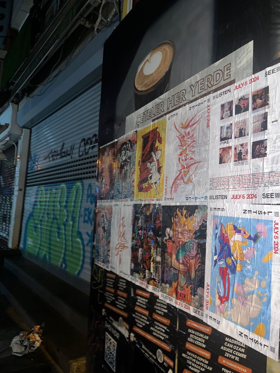 It feels surreal to talk about things I go through irl here but I’ve released a new single yesterday. We surrounded the city with posters that made by amazing artist who listened the demo of the song last year. And I been off here, went to work, got paid spent it to print stuff +