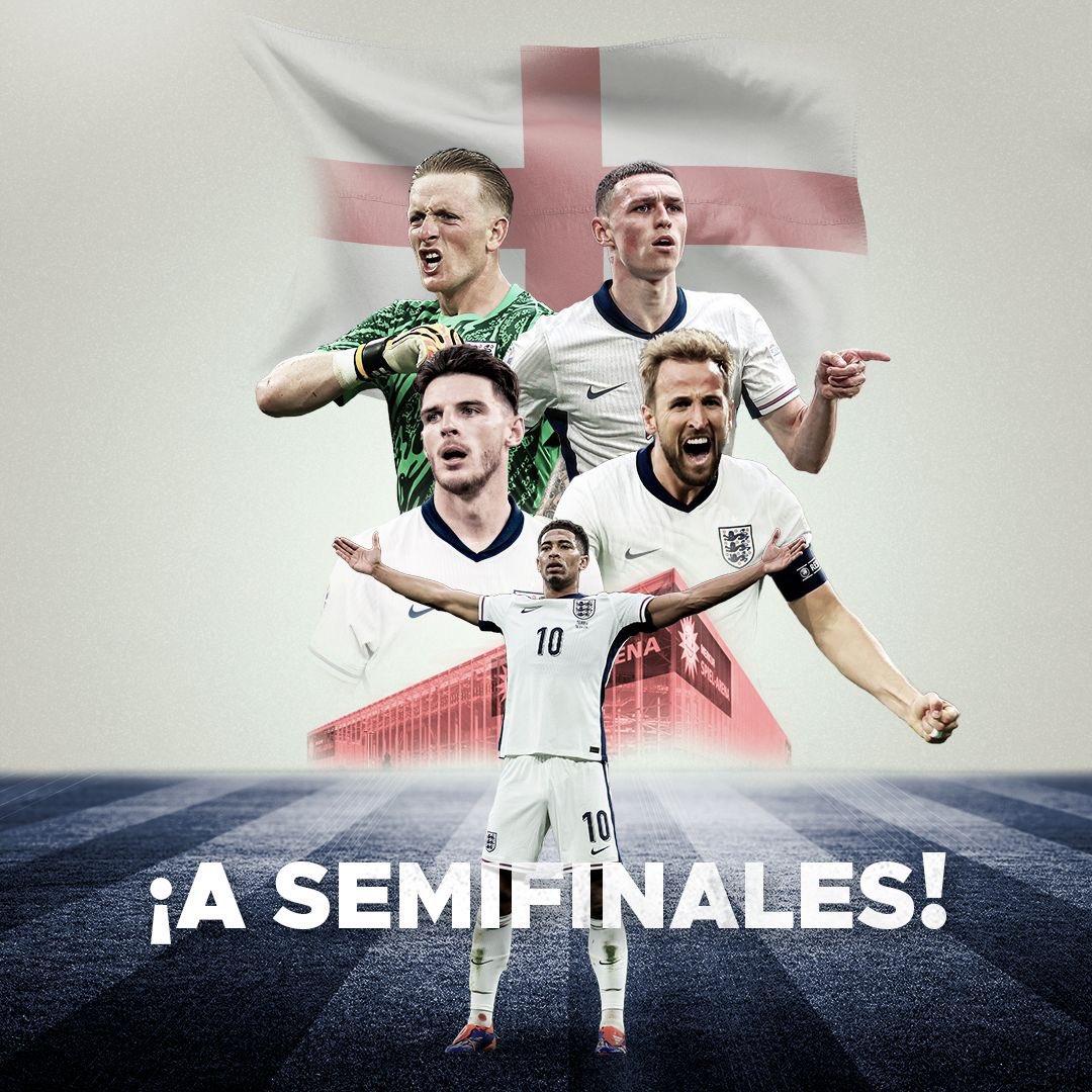 AlimSports_'s tweet photo. FINAL | 🏴󠁧󠁢󠁥󠁮󠁧󠁿 ING 1-1 SUS 🇨🇭 (5-3) penalties | #EURO2024

Those from Southgate are in the SEMIFINAL!

They expect a rival between the Netherlands and Turkey. https://t.co/2lqf84mVfy