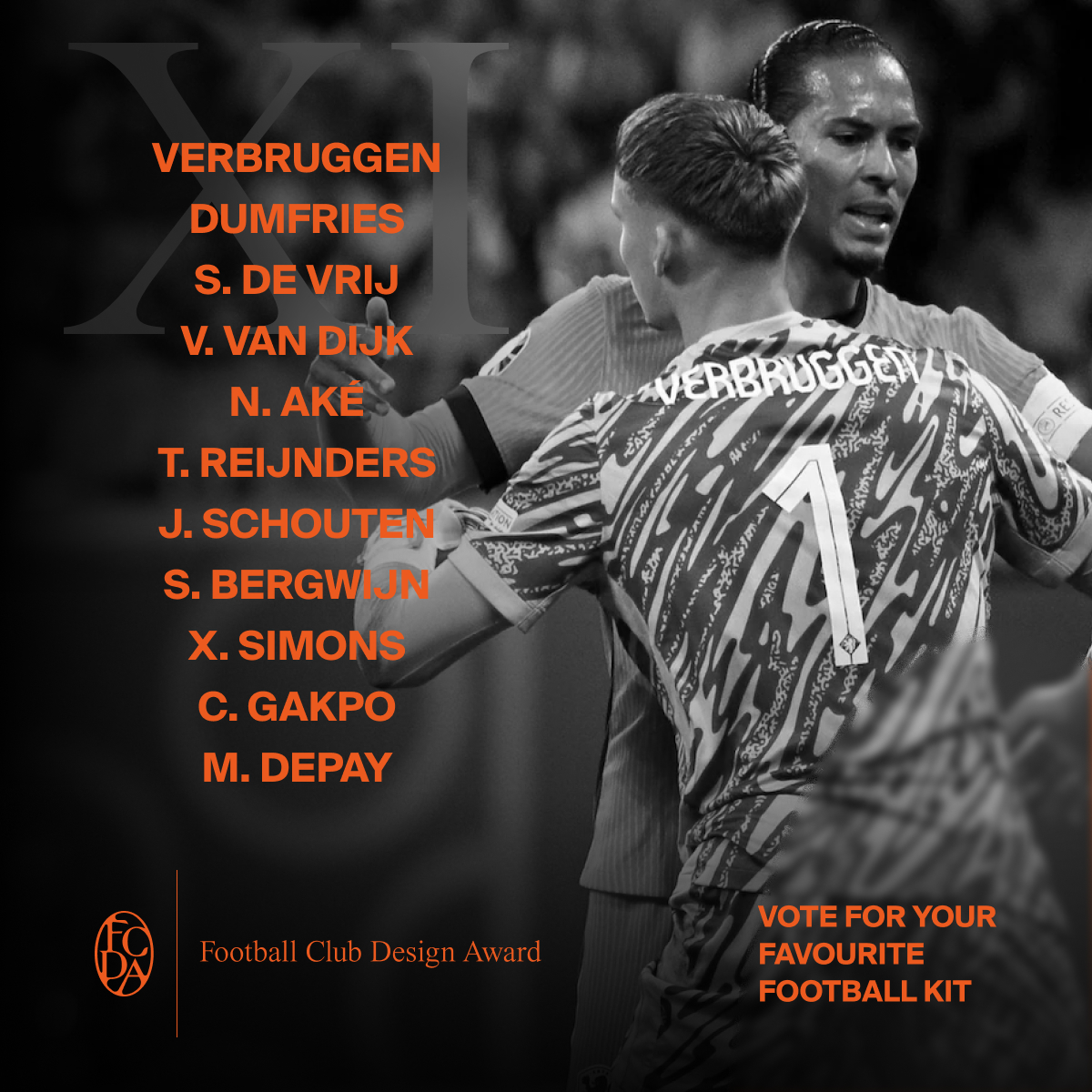 fcdesignaward's tweet photo. Today quarter-final lineup 
#Netherlandsturkey 
#EURO2024 #QuarterFinal https://t.co/Suo0t4e7LI