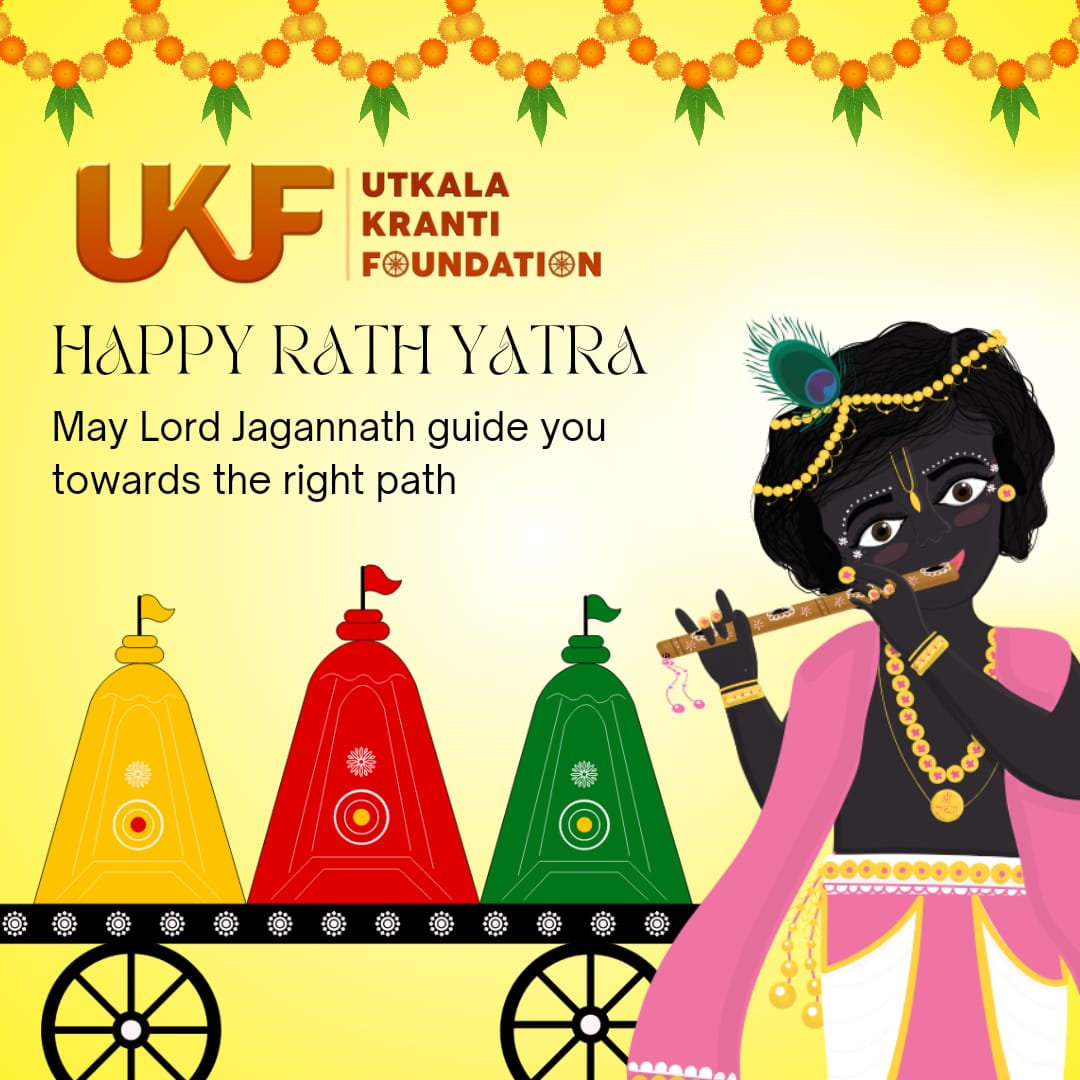 utkalakranti's tweet photo. "May the divine blessings of Lord Jagannath bring joy, prosperity, and happiness to your life. Wishing everyone a blessed and joyous Ratha Yatra!"
- UTKALA KRANTI FOUNDATION 
#utkalakrantifoundation https://t.co/JGpzAN266O