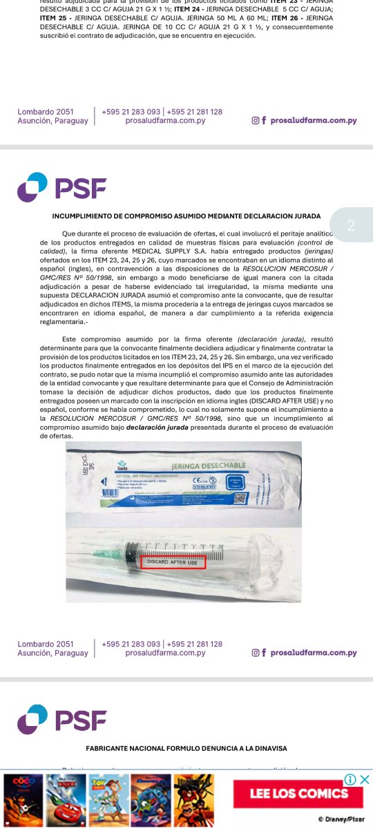 aisman6's tweet photo. Bueno 🔥

Irregularidades en licitación en @IPSParaguay

¿Qué pasa acá? 🤔👇

Una más que involucraría al gerente de Compras, Jaime Caballero. 

Y bueno, por eso el IPS no pued adjudicar nuevos llamados de medicamentos, insumos,mantenimientos de equipos, etc. https://t.co/XY4nshTzuI