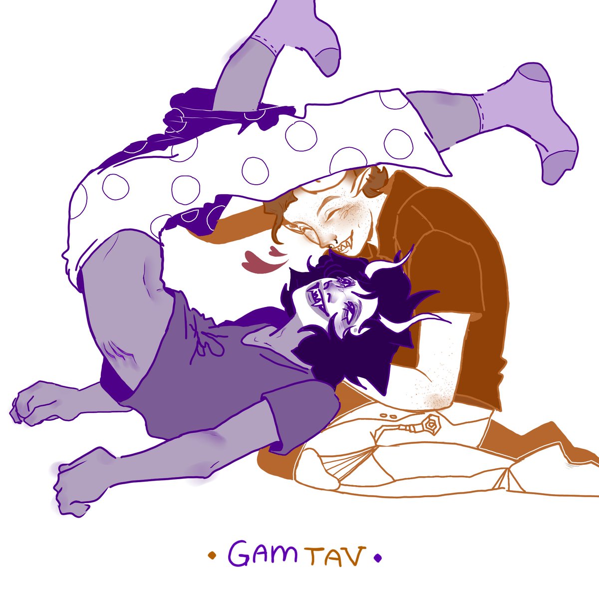 correa_may81396's tweet photo. GamTav♑️♉️
#homestuck #Tavros #Gamzee #Gamtav https://t.co/1RkpAiXaoX