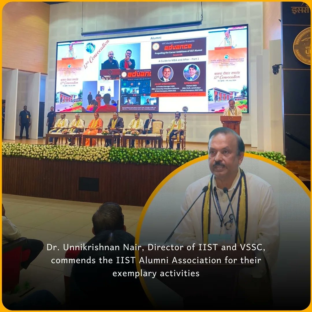 IIST Alumni Association tweet media