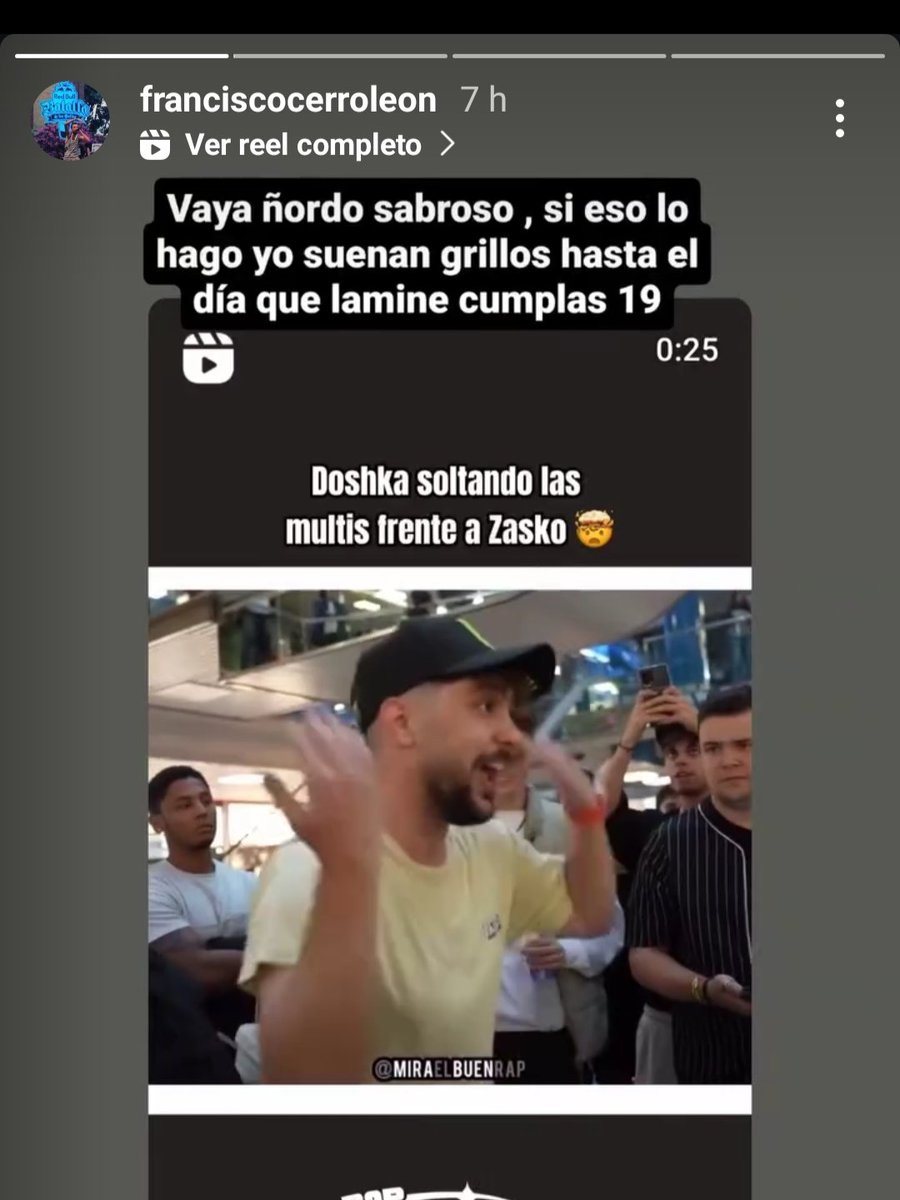 DoshkaLHA's tweet photo. Este tipo de personas dedicadas a criticar pensando que tienen la verdad absoluta sobre todo tienen mucho tiempo libre y el ego muy grande. En vez de ver el reel sacar una teoría del contexto que te salga de la polla y decir que es un ñordo o una prepa, mira la batalla campeón https://t.co/leK2O8obJj