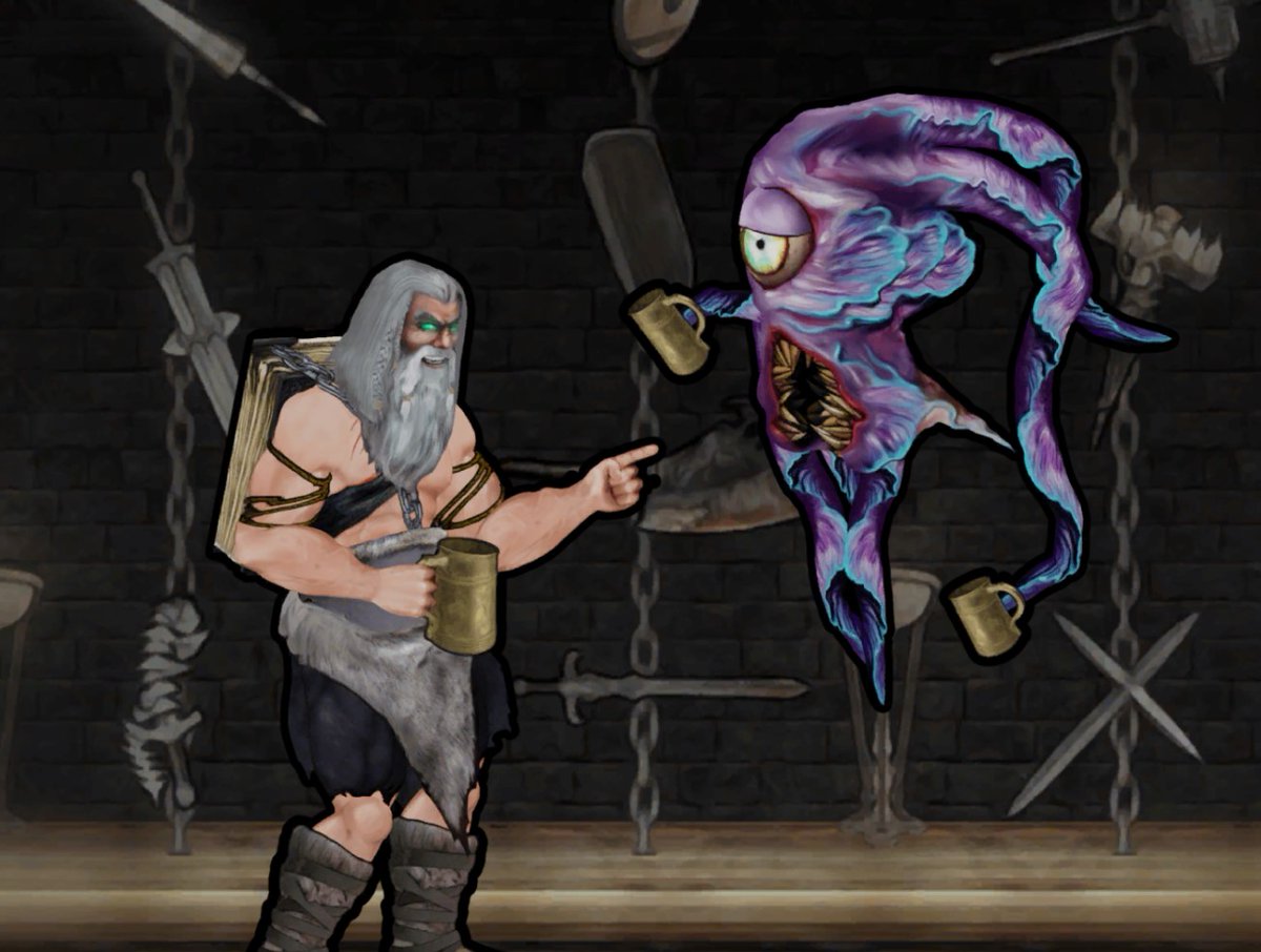 PunchingDonut's tweet photo. To celebrate 3k followers, let's do a giveaway!
2 randomly chosen winners will receive a steam key for Book of Korvald!
To enter:
✅ Follow me
✅ Retweet this
✅ Tell me your favorite type of melee weapon
OR show me your art!

Winners will be chosen on July 14th. https://t.co/oQKkQEAISz