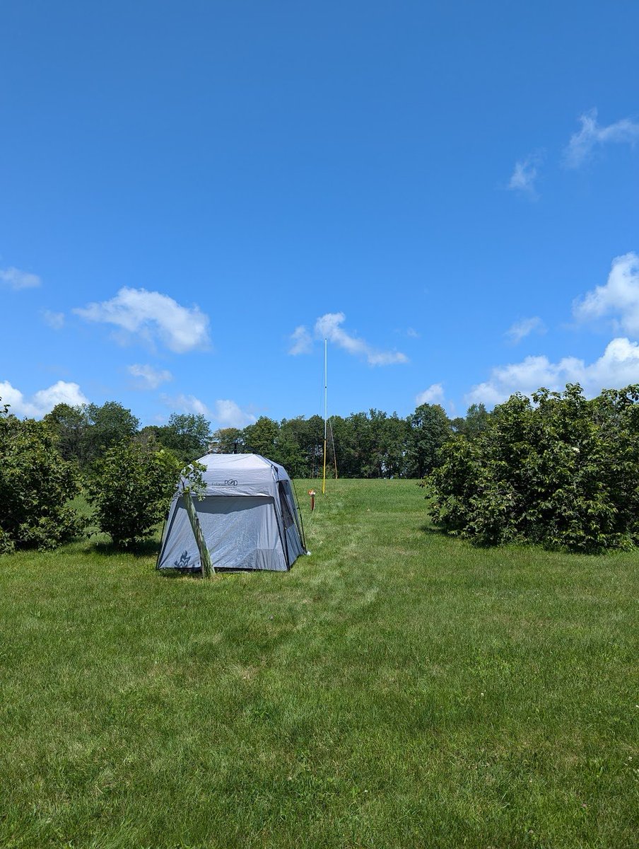 praxiscode's tweet image. I tried my first #EarlyShift #ParksOnTheAir activation today.
I arrived at the park at about 5:30, and I was on by a little after 6:00.
In a little over six hours, I logged 217 contacts in 42 states, Barbados, Belgium, Canada, Japan, and Sweden.
#POTA #HamR #HamRadio
