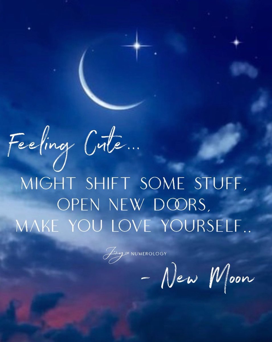 joyofnumerology's tweet photo. #NewMoon Blessings ✨🌚 https://t.co/liUz8FmjWX