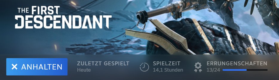 Habe auch heute Nacht ein neues Spiel ausprobiert...