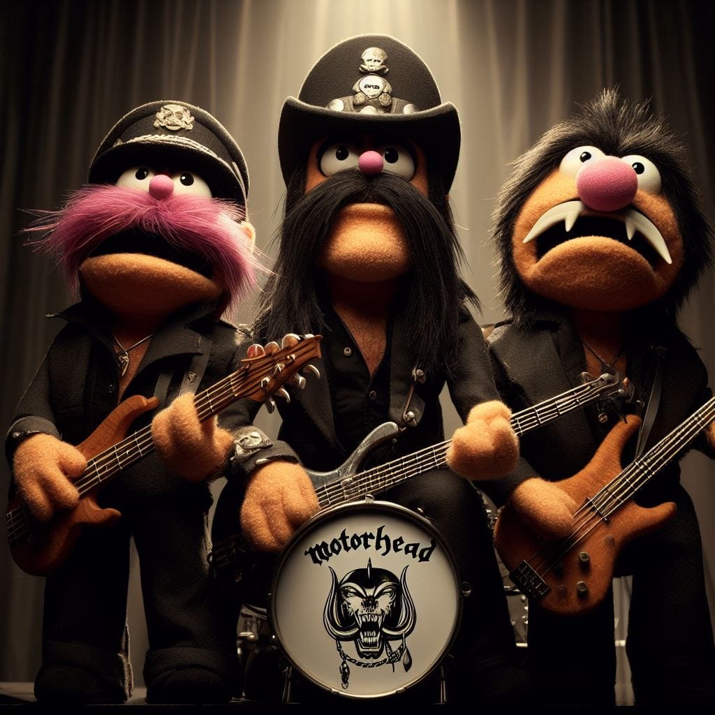 BassMagOnline's tweet photo. Motörhead Muppets 🤘 https://t.co/iyk8uq9sly