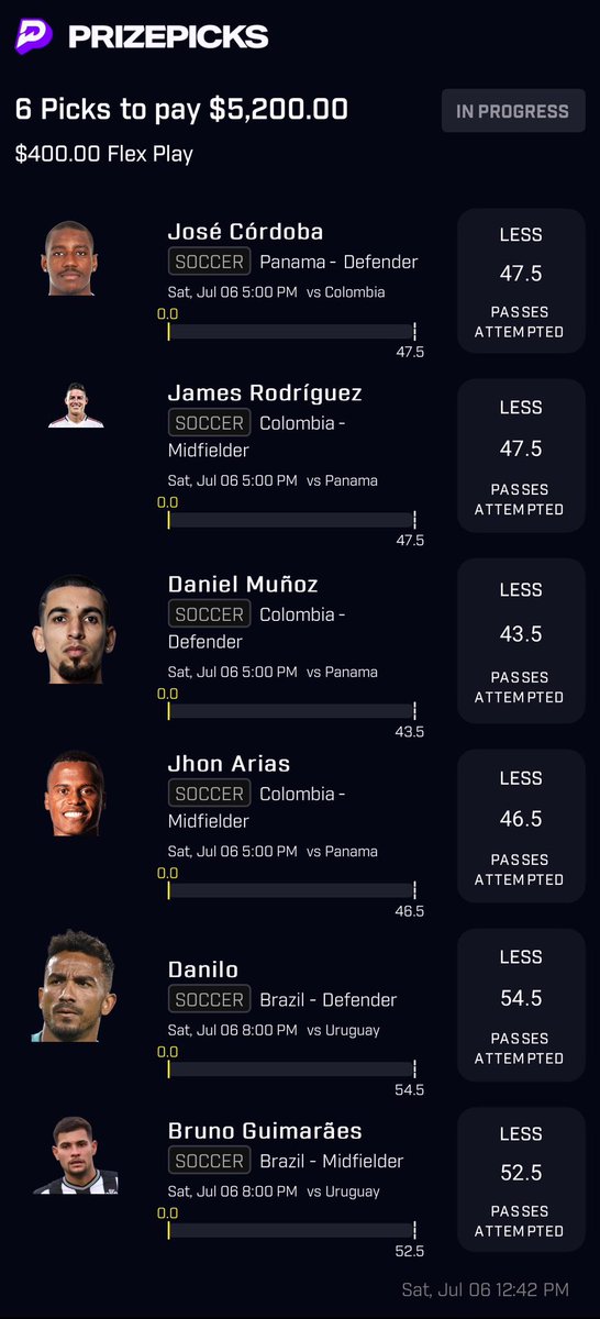 PotdPrizepicks's tweet image. ☢️THIS IS THE ONE☢️
LETS CASH for $5,000.00✅

💰DROP Your CashApps &amp;amp; Venmo💰
LIKE if you cashing this 6 man with me❤️‍🔥

When this Cash I will send $200 for 4 people to celebrate the win with me🤝💰

⭐️COPA AMÉRICA SPECIAL UNDERS⭐️
🔗 on the comments