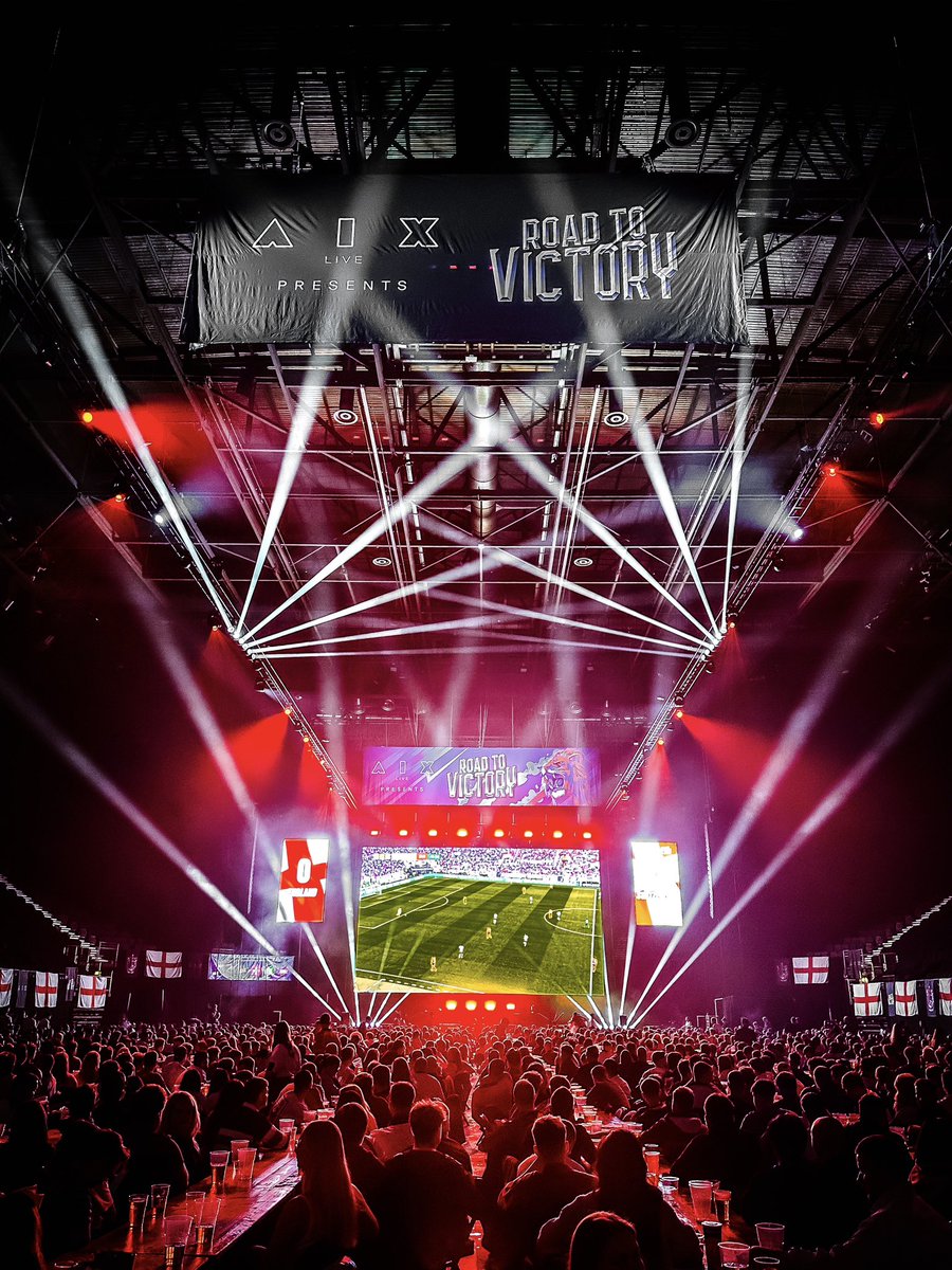 Here at the <a href="/AOArena/">AO Arena</a> for the Euros #RoadToVictory  and back next week for the Semifinals with <a href="/MartinAudioLtd/">Martin Audio Ltd</a>  MLAC MLX and FP12 #SettingHireStandards