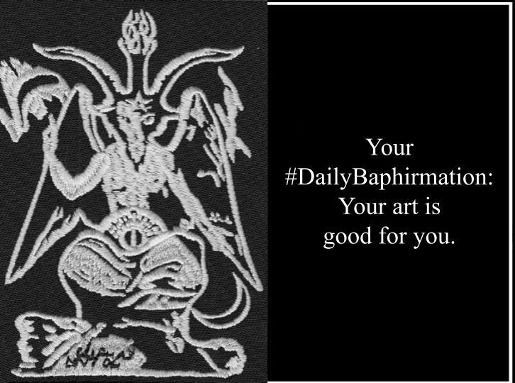 SatanicSF's tweet image. #DailyBaphirmation