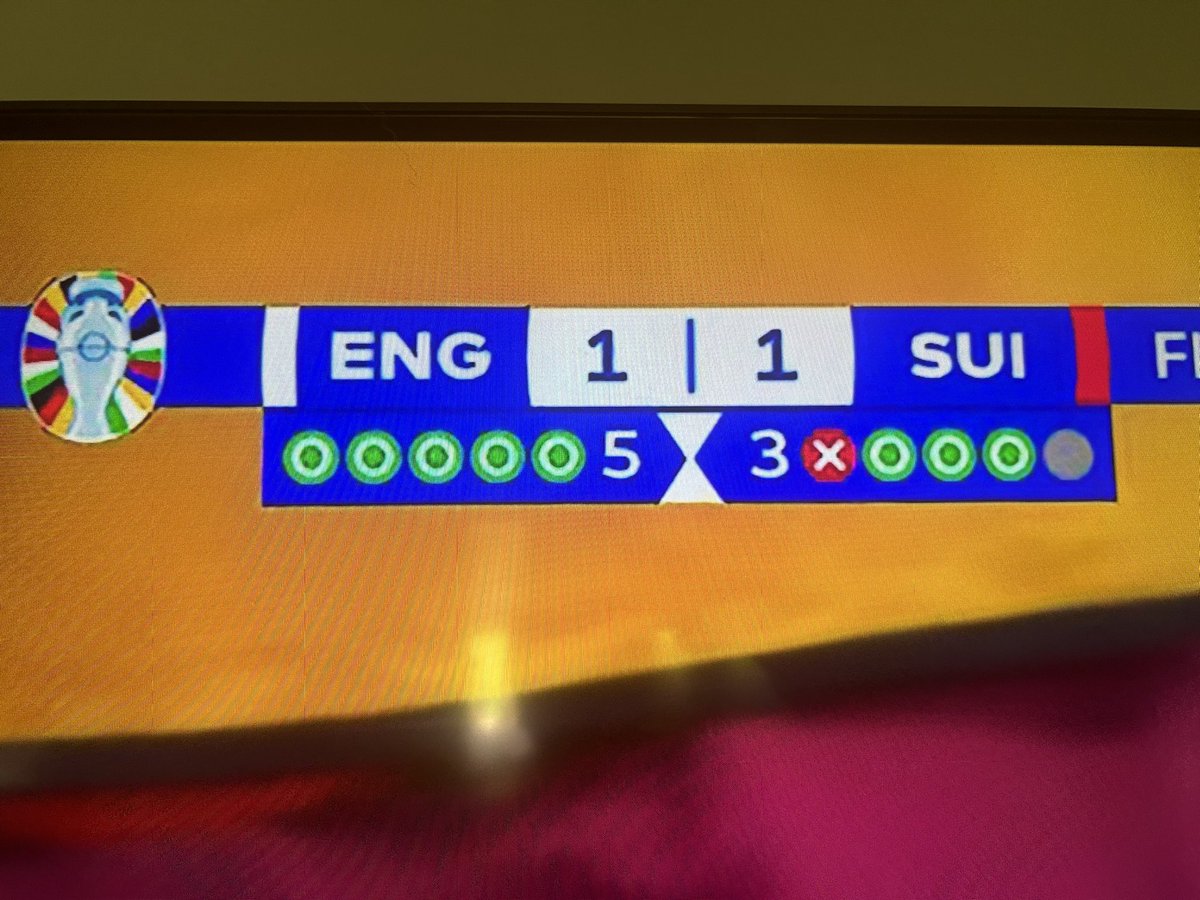 That’s a headline you don’t see too often “England win on Penalties”…